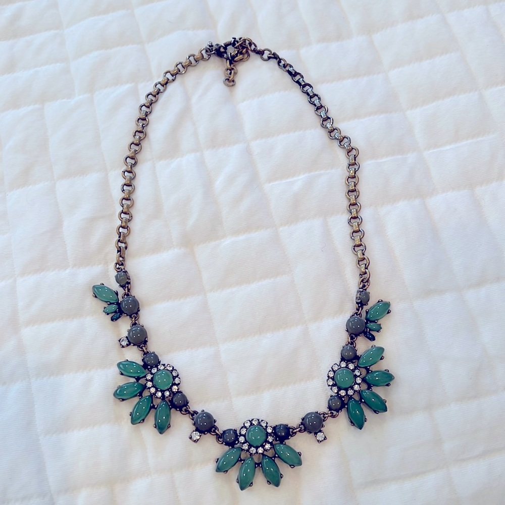 JCrew Green Necklace